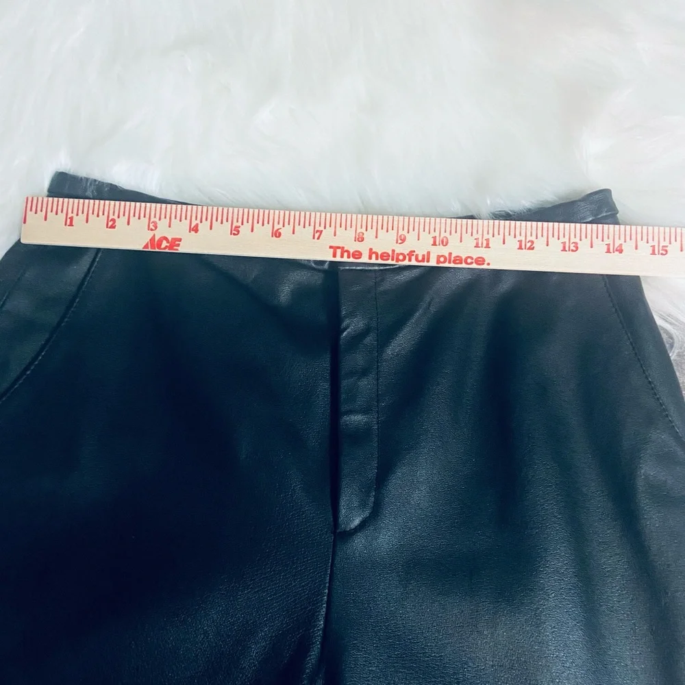 Vintage Uniform John Paul Richard Black Leather Sz 6 Petite Women’s Biker Pants - Picture 6 of 10